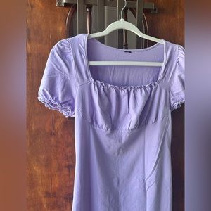 Lilac purple body con mini dress